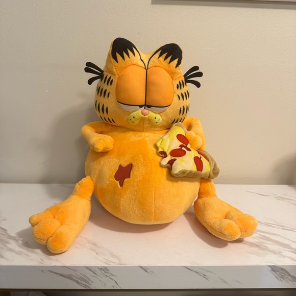 Garfield  Overstuffed with Pizza 13-Inch Medium Plush - Picture 1 of 8